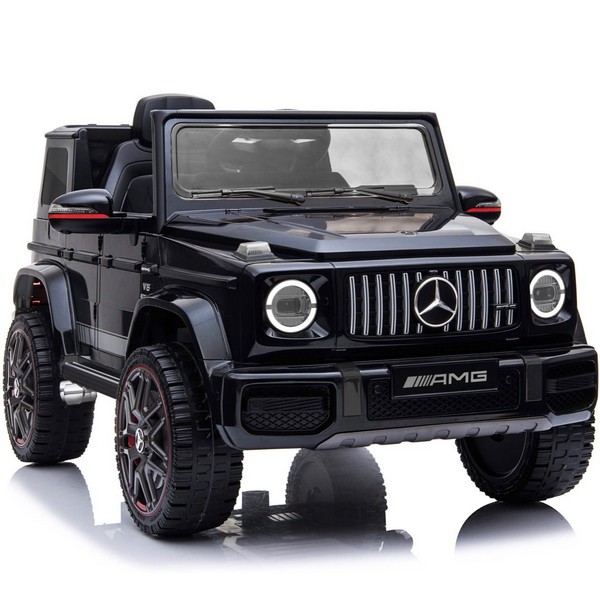 Продукт Акумулаторен джип Mercedes Benz G63 Licensed 4X4 , с меки гуми и кожена седалка - 0 - BG Hlapeta